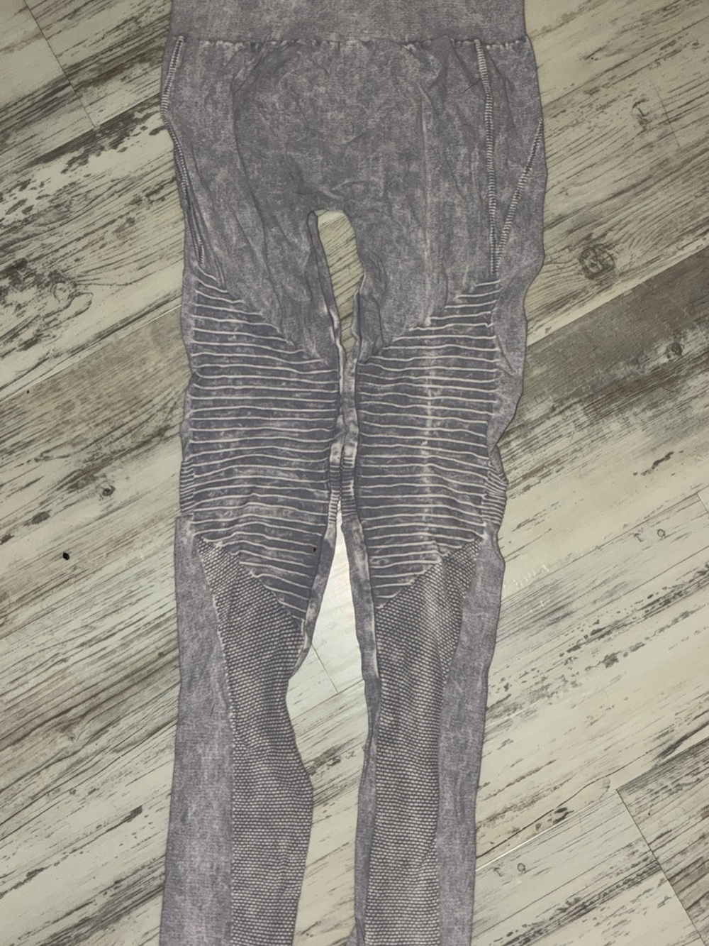 Nikibiki Light Gray moto leggings